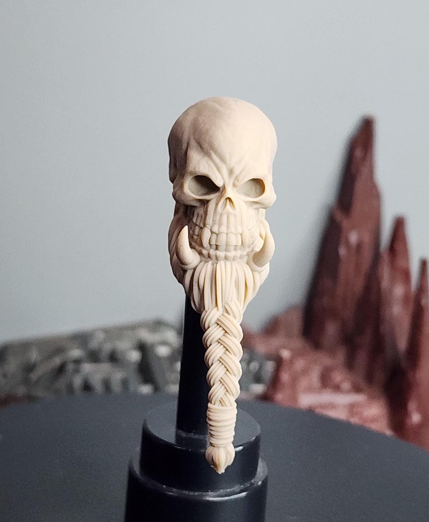 Spectral Warlord Drak'zul, orc skull head – Mythic Legions 1.0 scale