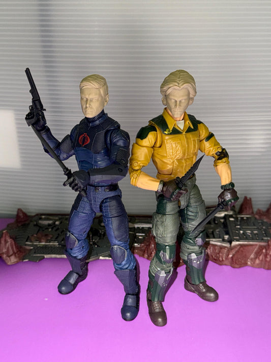 Supernatural Kit Dean Sam Winchester heads gun blades - 1/12 scale