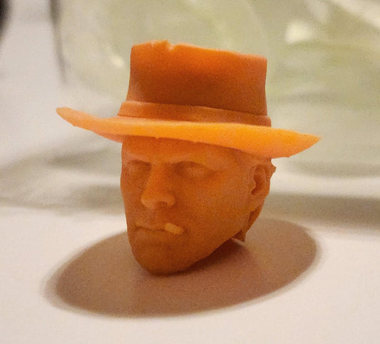 The Good Gunfighter Eastwood inspired - 1/12 scale head