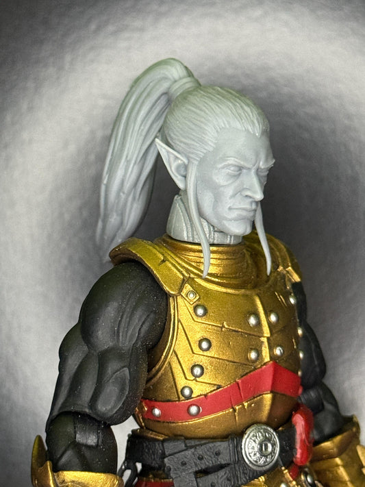T'Shiro Elf Ponytail head - Mythic legions 1.0