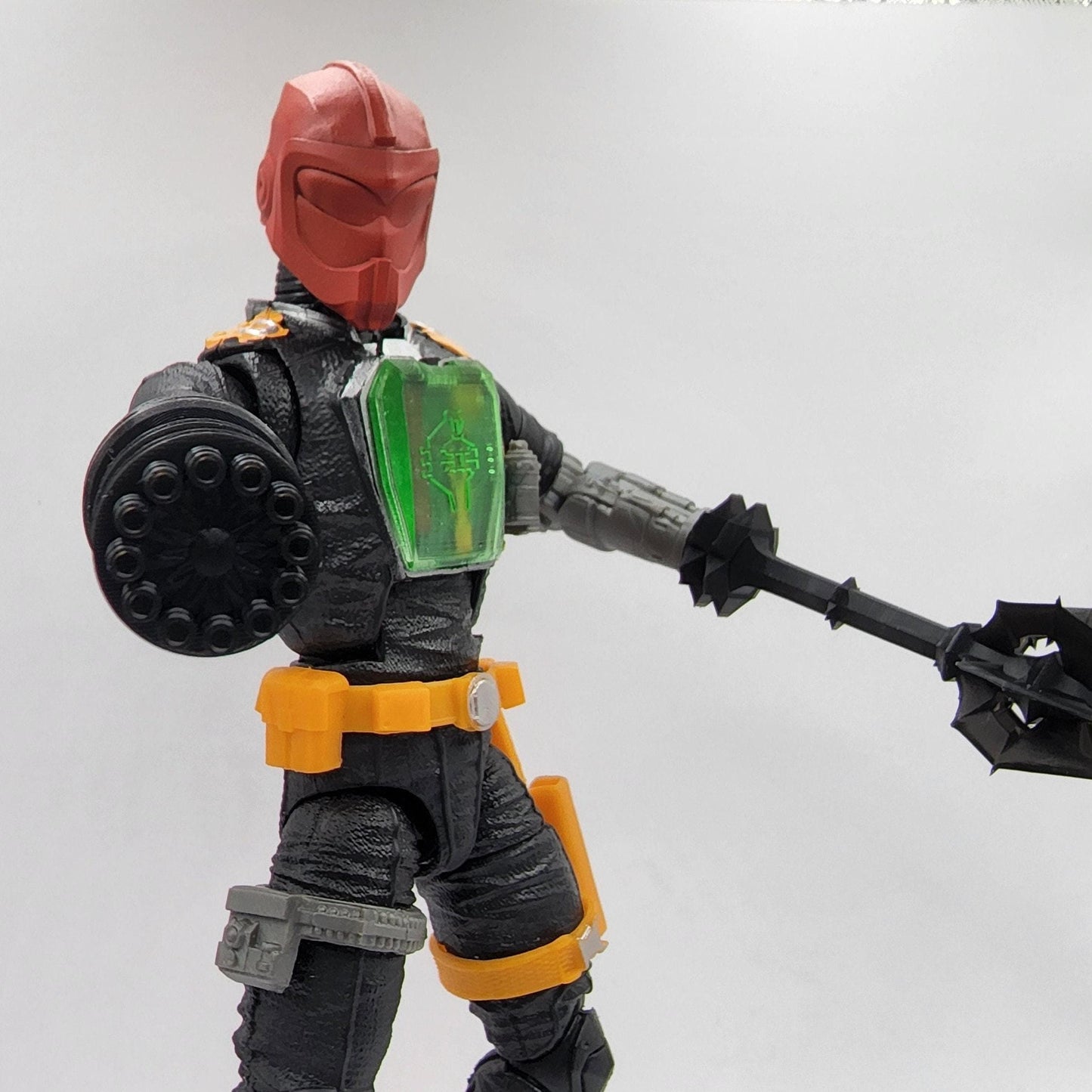 Pair (x2) of mini "gatling gun" - 1/12 scale BAT Attachments