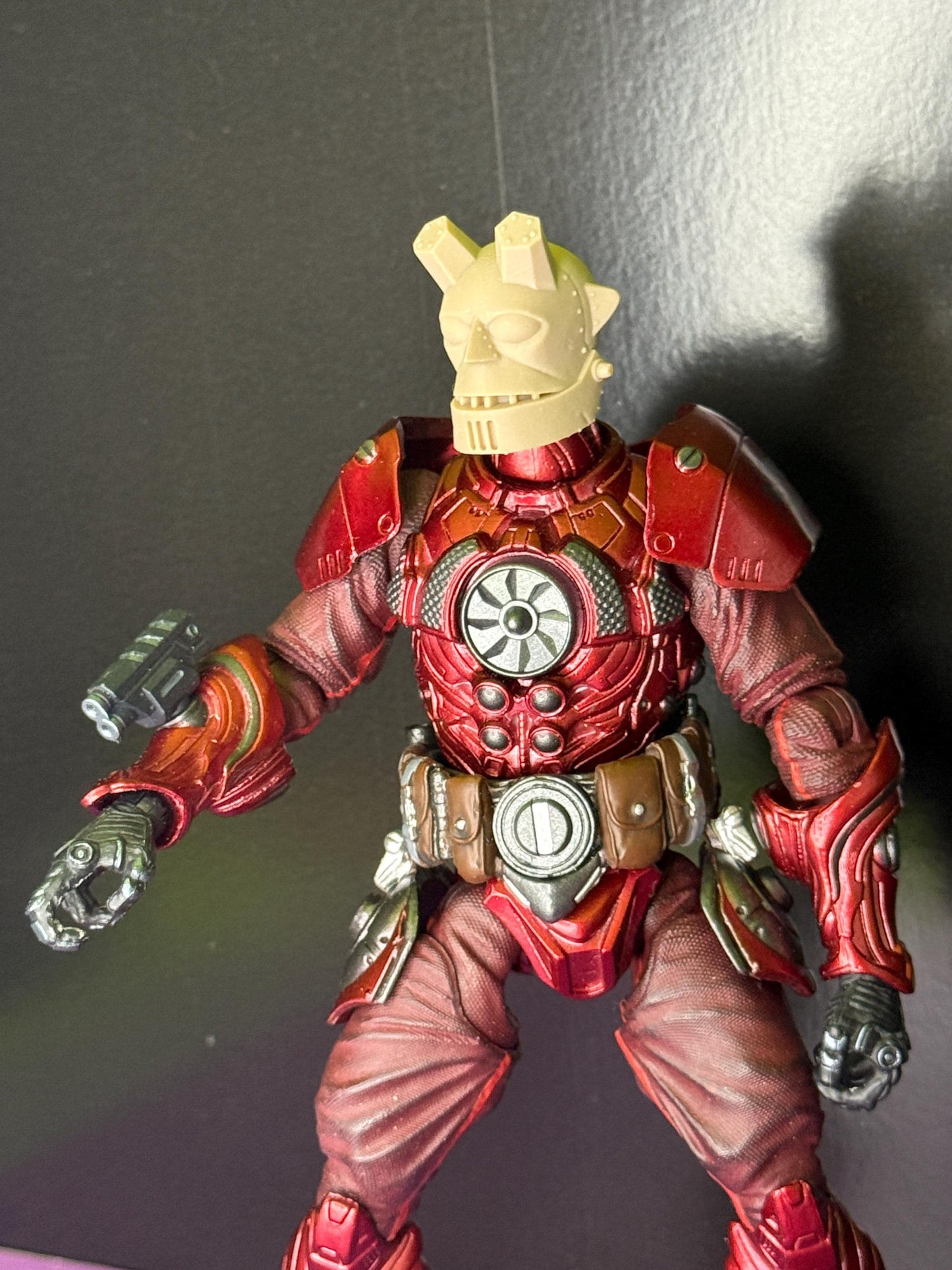 Robot Hellboy head - Mythic Legions 1.0