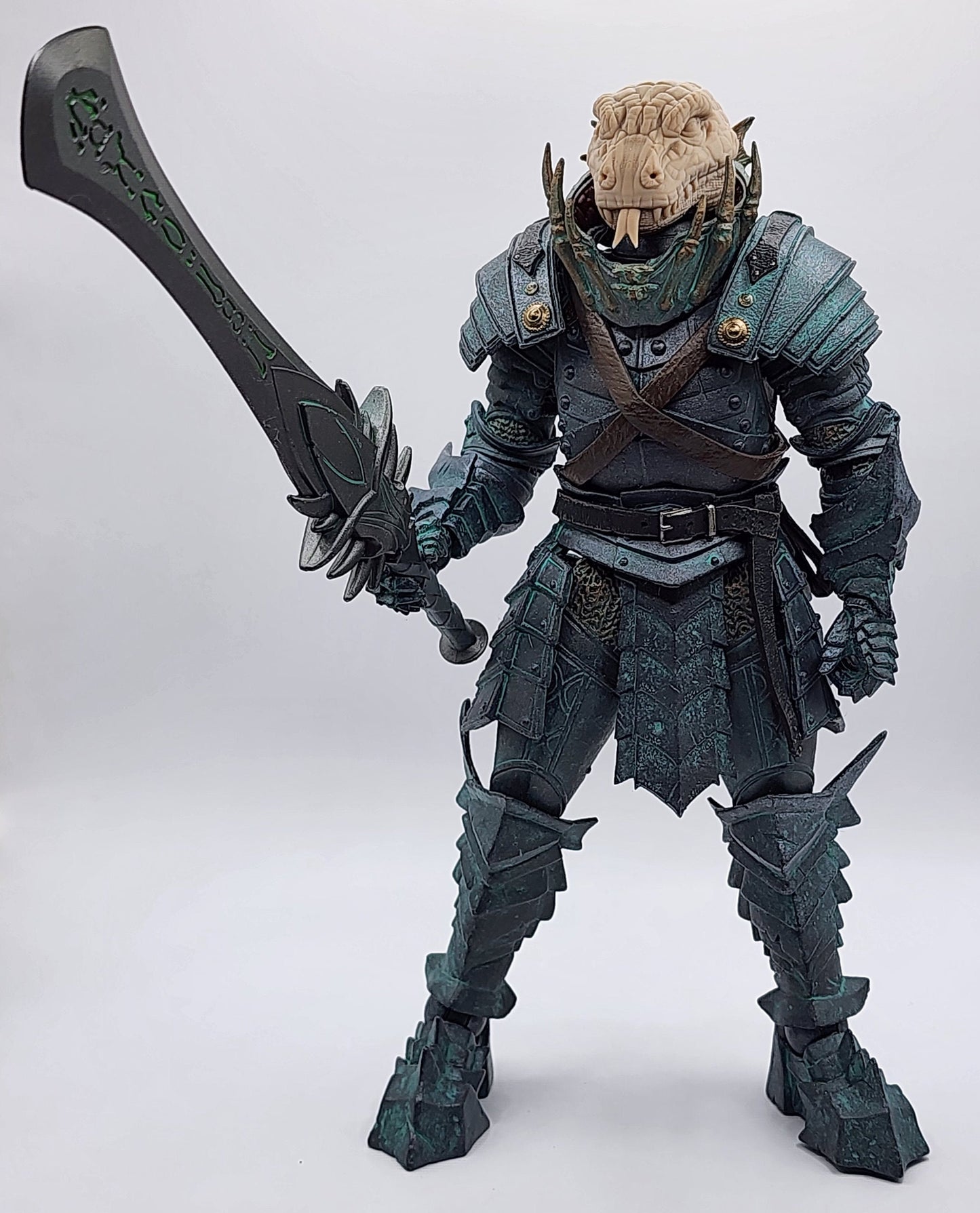 Ssssthalrok Sssswampshadow, snake head – Mythic Legions 1.0 scale