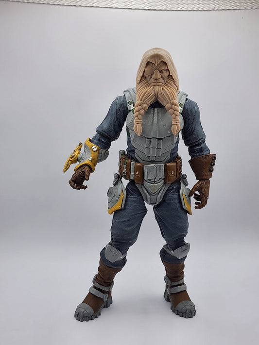 Tyran, dwarven rogue head – Mythic Legions 1.0