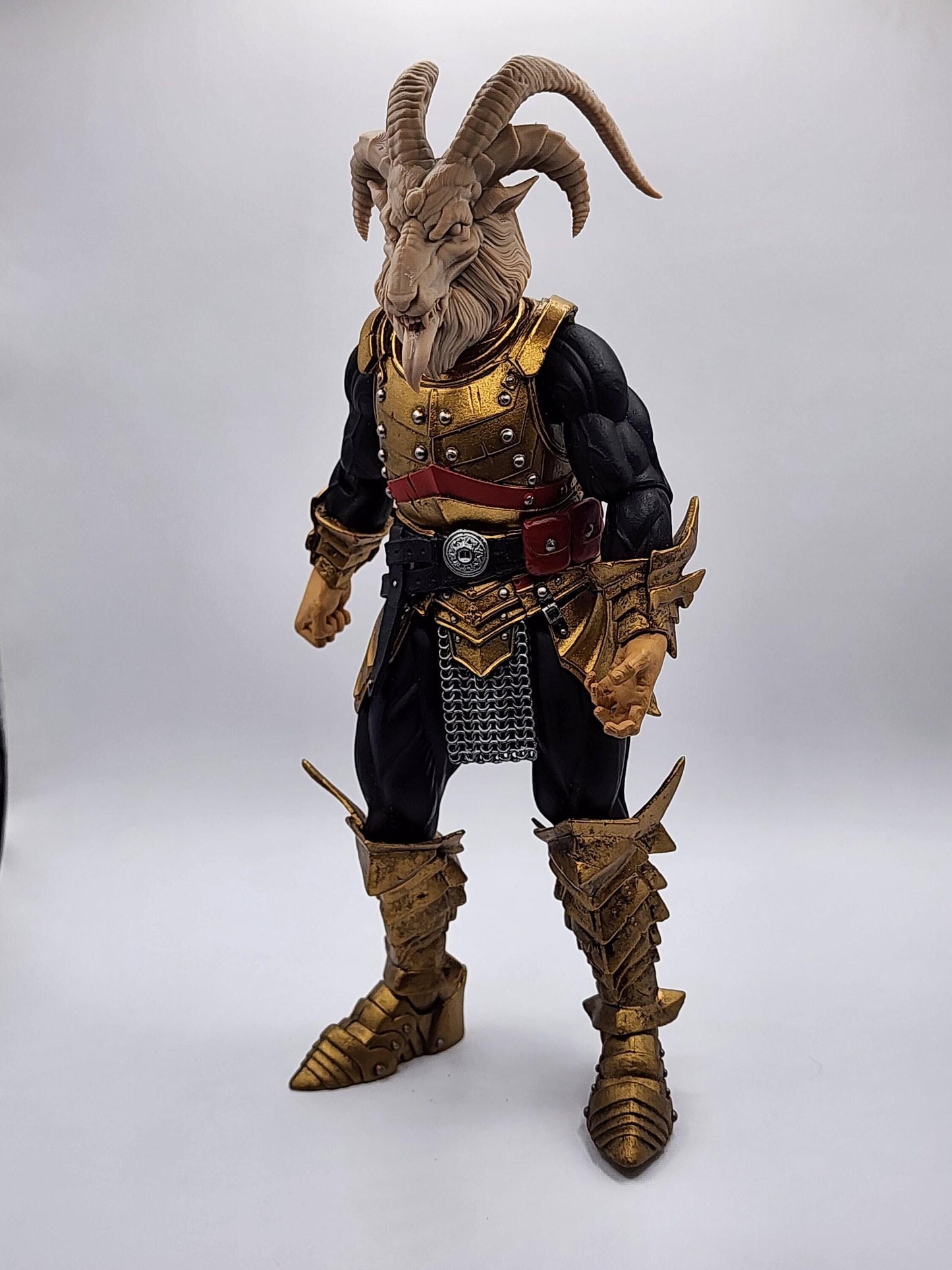 Shadowbleat, evil goat head – Mythic Legions 1.0 scale