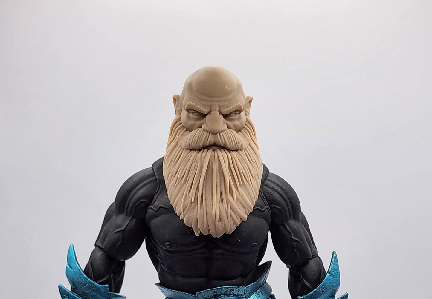 Thragmar Stonegrip, dwarf or human head – Mythic Legions 1.0