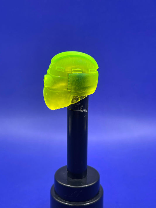 Overkill inspired classic bright green head - 1/12 scale