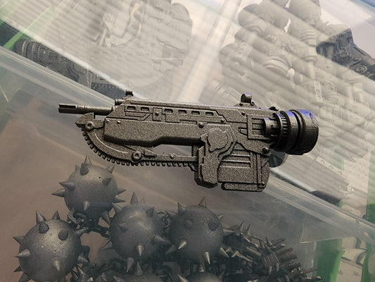 Gun Metal Saw Rifle - GI Joe Classified BAT Attachment
