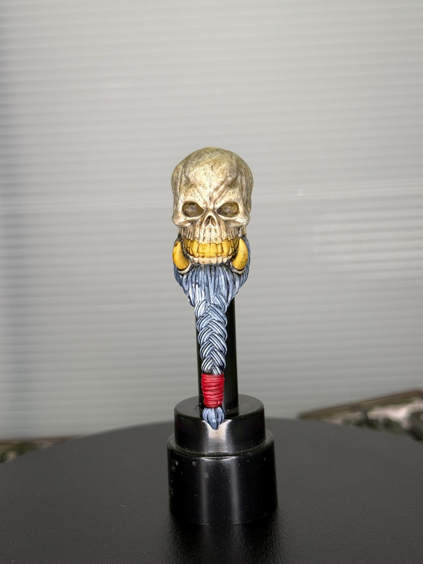 Painted Kragok the Twisted orc skull head – Mythic Legions 1.0 scale