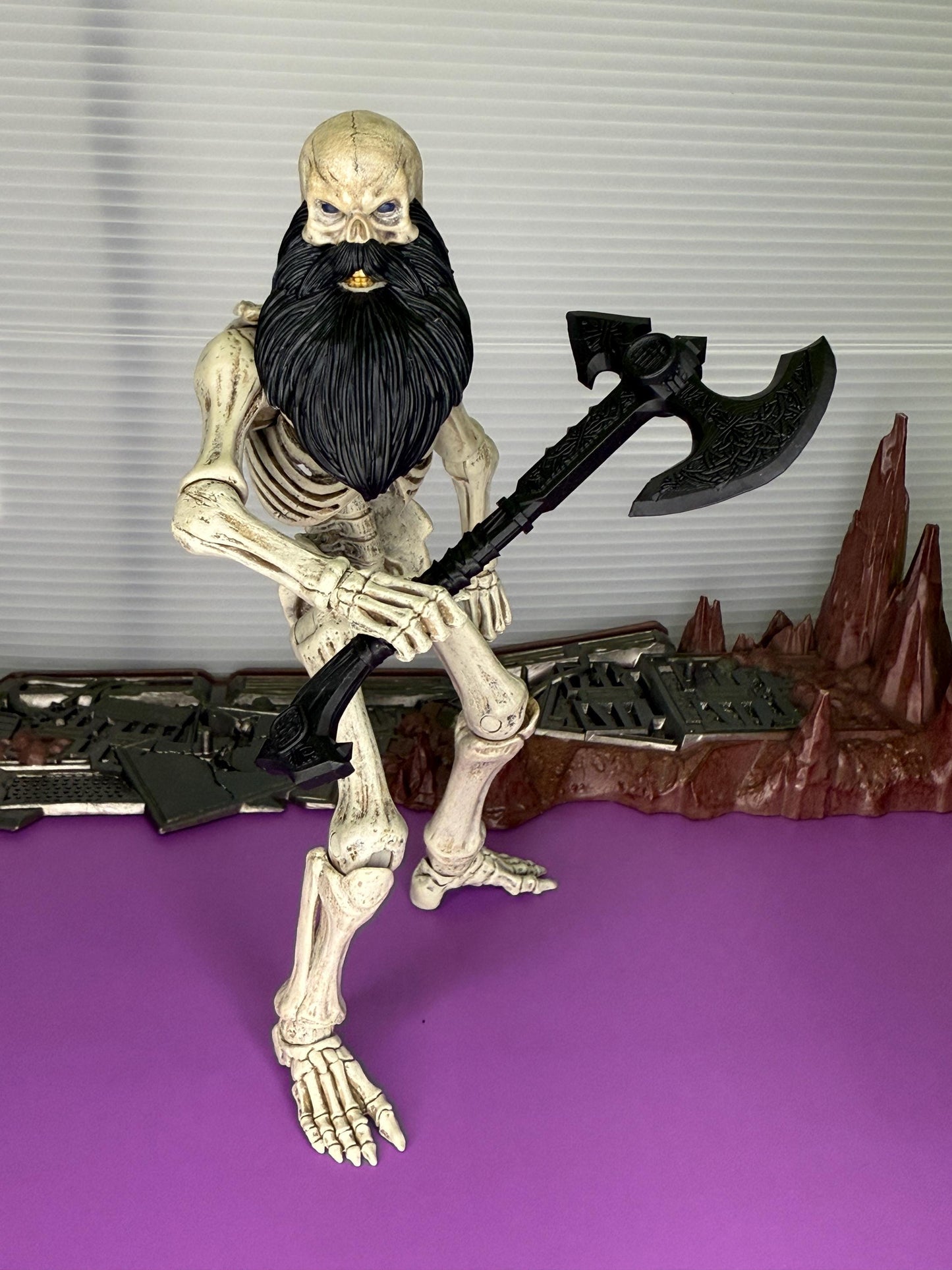 Painted Cahal "The Hanged" Belfast skull heads – Mythic Legions 1.0 scale