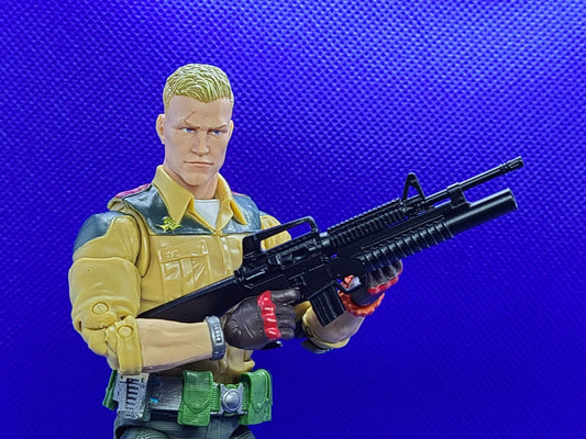 M-16 with m203 grenade launcher - 1/12 scale