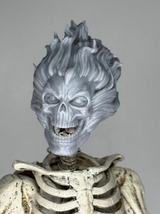 Malgor the Flamebane, flaming skull head - Mythic legions 1.0