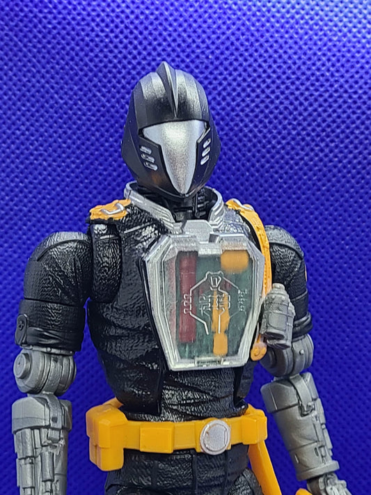 GI Joe BAT Pack of 3 CLEAR with symbol replacement chest pieces - 1/12 scale