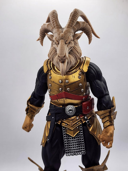 Shadowbleat, evil goat head – Mythic Legions 1.0 scale