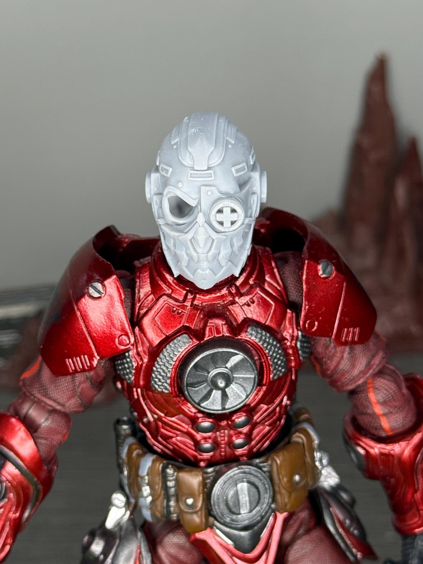 Modernized Overkill inspired head - 6" GI Joe scale 7" Scale Legions