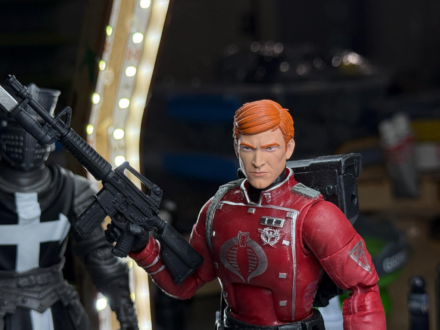 Painted GI Joe Fred Crimson Guard head for Classified - 1/12 Scale