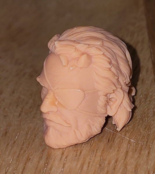 Grizzled Veteran head - 1:12 scale