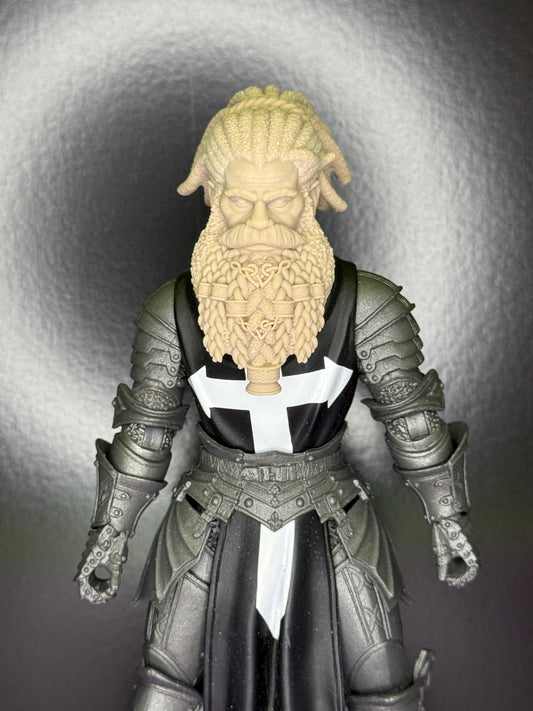 Kradok Blackhammer, dwarf head - Mythic legions 1.0