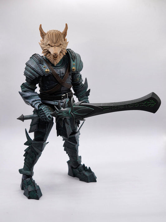 Kieran Nightclaw, werewolf head - Mythic legions 1.0