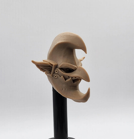 Laird Gobestro, the goblin in the iron moon mask head - Mythic legions 2.0