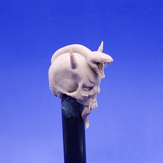 Zartan Dreadnok logo without lower jaw head - 1/12 scale