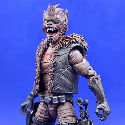 Major Bludd Bluddwolf head - 1/12 scale