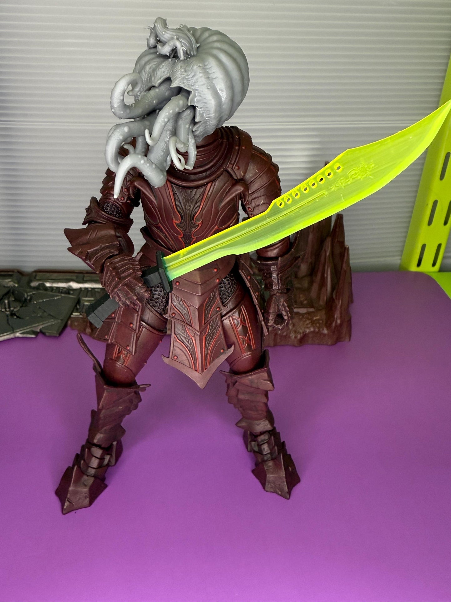 Cosmic Green Scimitar - Cosmic Legions