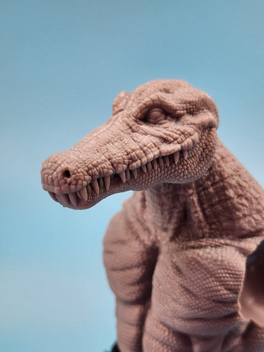 Crocodile Closed Mouth Head (OGRE) - Mythic Legions Ogre