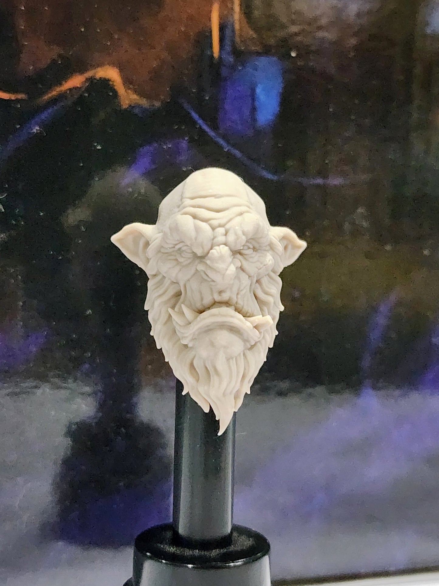 Grumvarv, Bearded Orc head - Mythic Legions 1.0