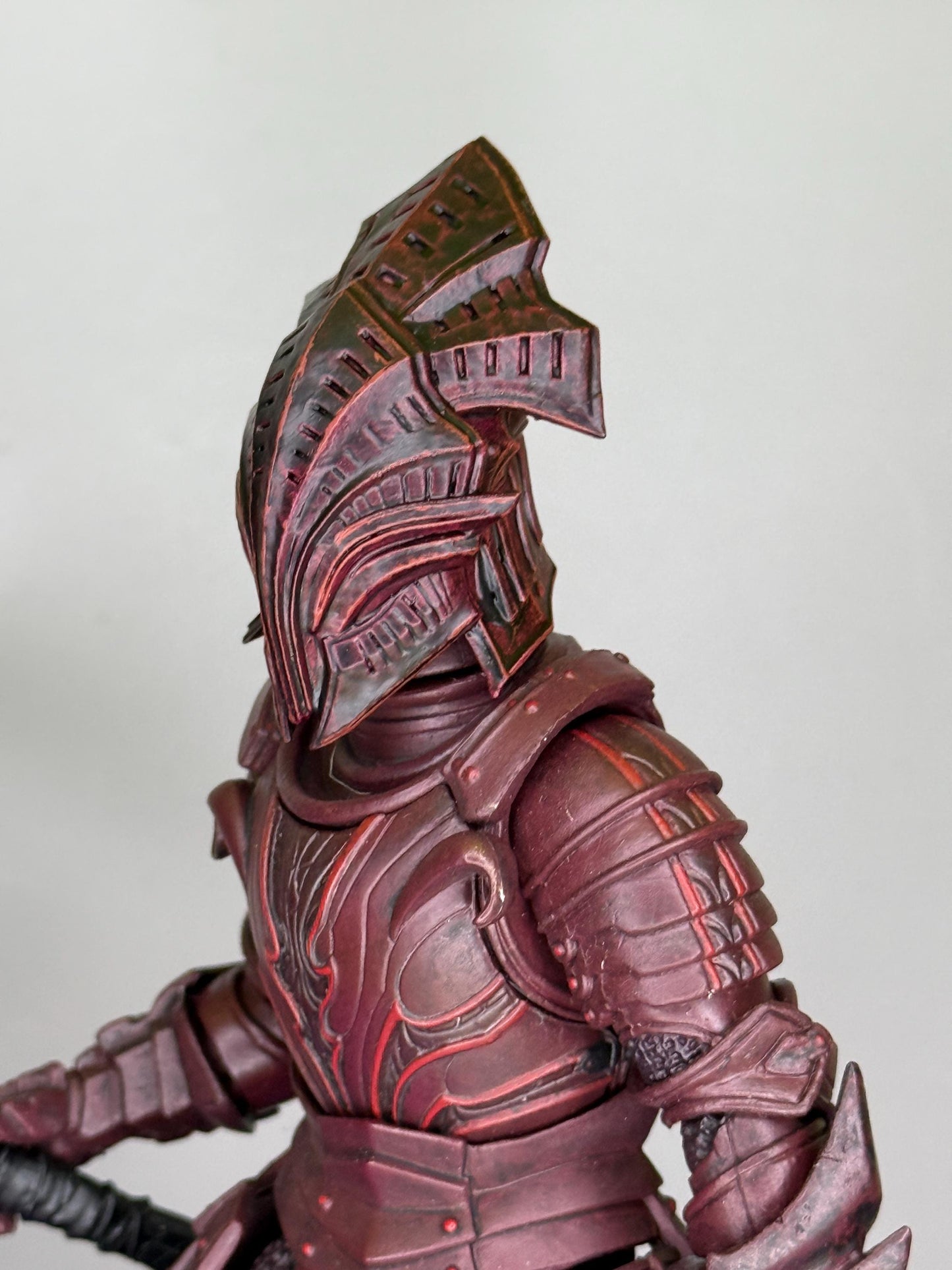 Painted Knight of the Veil Walkers, knight head - Mythic legions 1.0