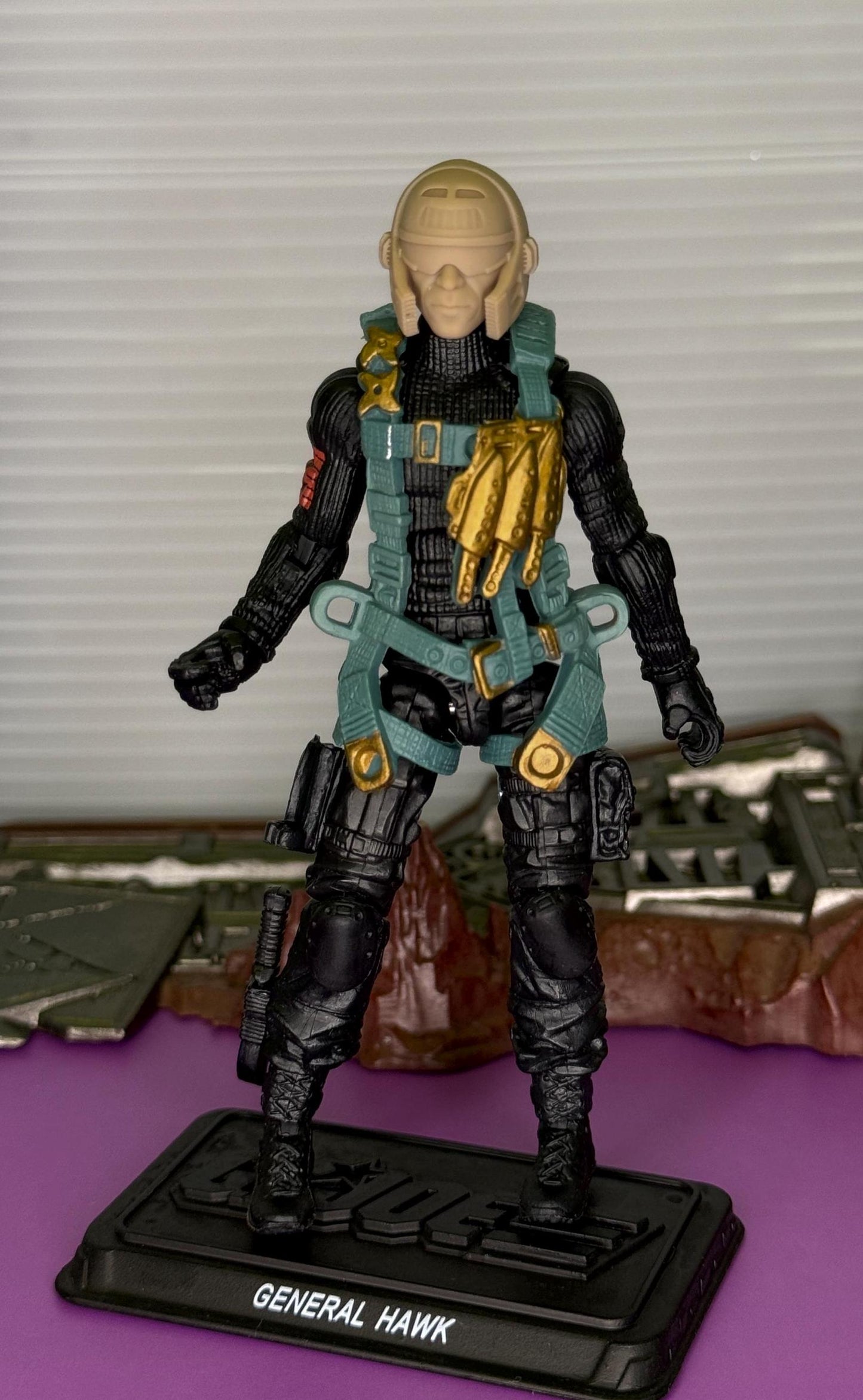 DeeJay Head and Gun - 1:18 scale (Antenna not pictured)