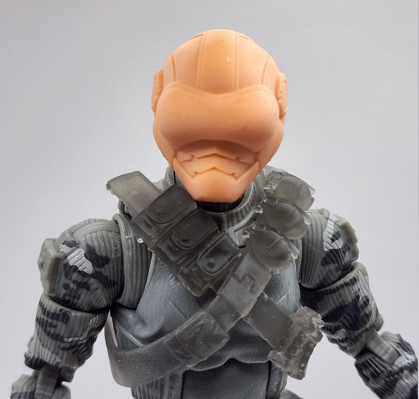 Pilot helmet head - 1/12 scale