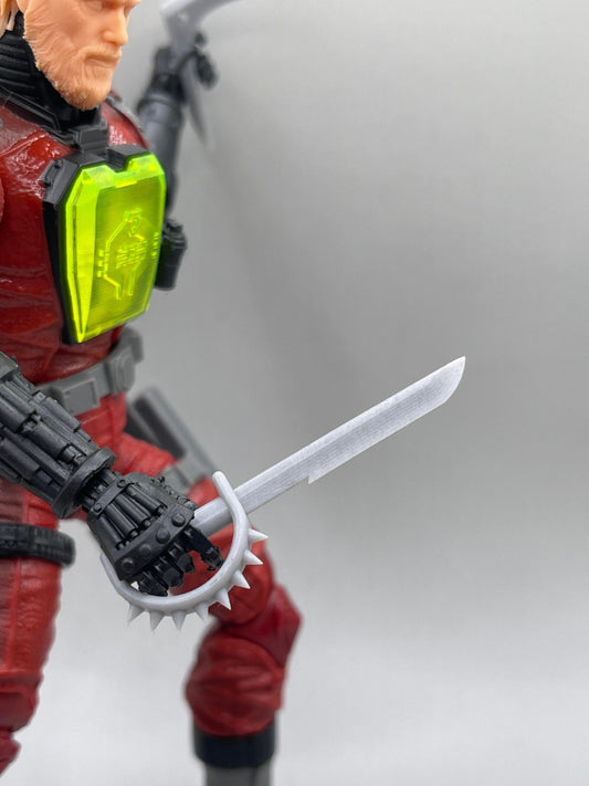 Dagger with spiked handle - 1/12 scale