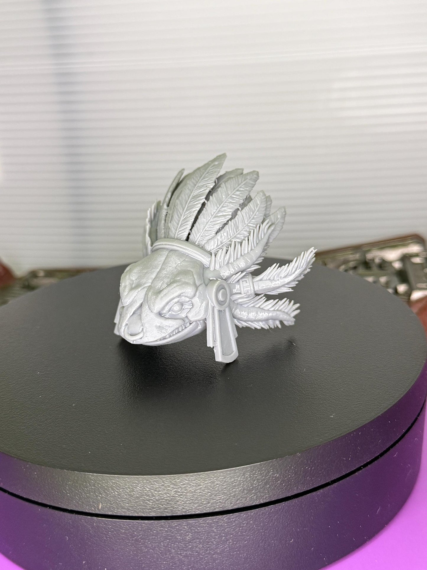 Nalix Cenoteborn, axolotl warrior head - Mythic Legions 1.0