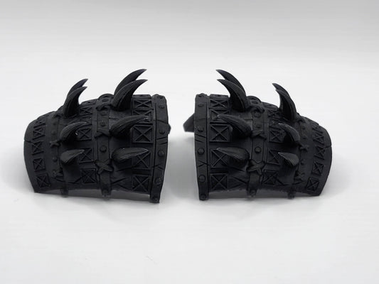 Oni Spiked Shoulder Pads - Mythic Legions Ogre