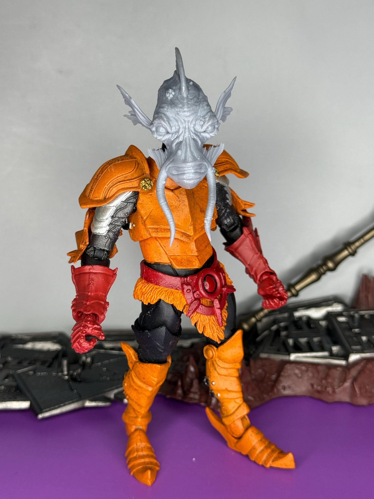 Sargossan, the Abyss-Born merman head - Mythic Legions 1.0/2.0