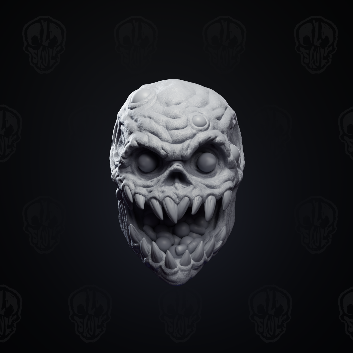 Molasses Maw, the candy monster head (unpainted)