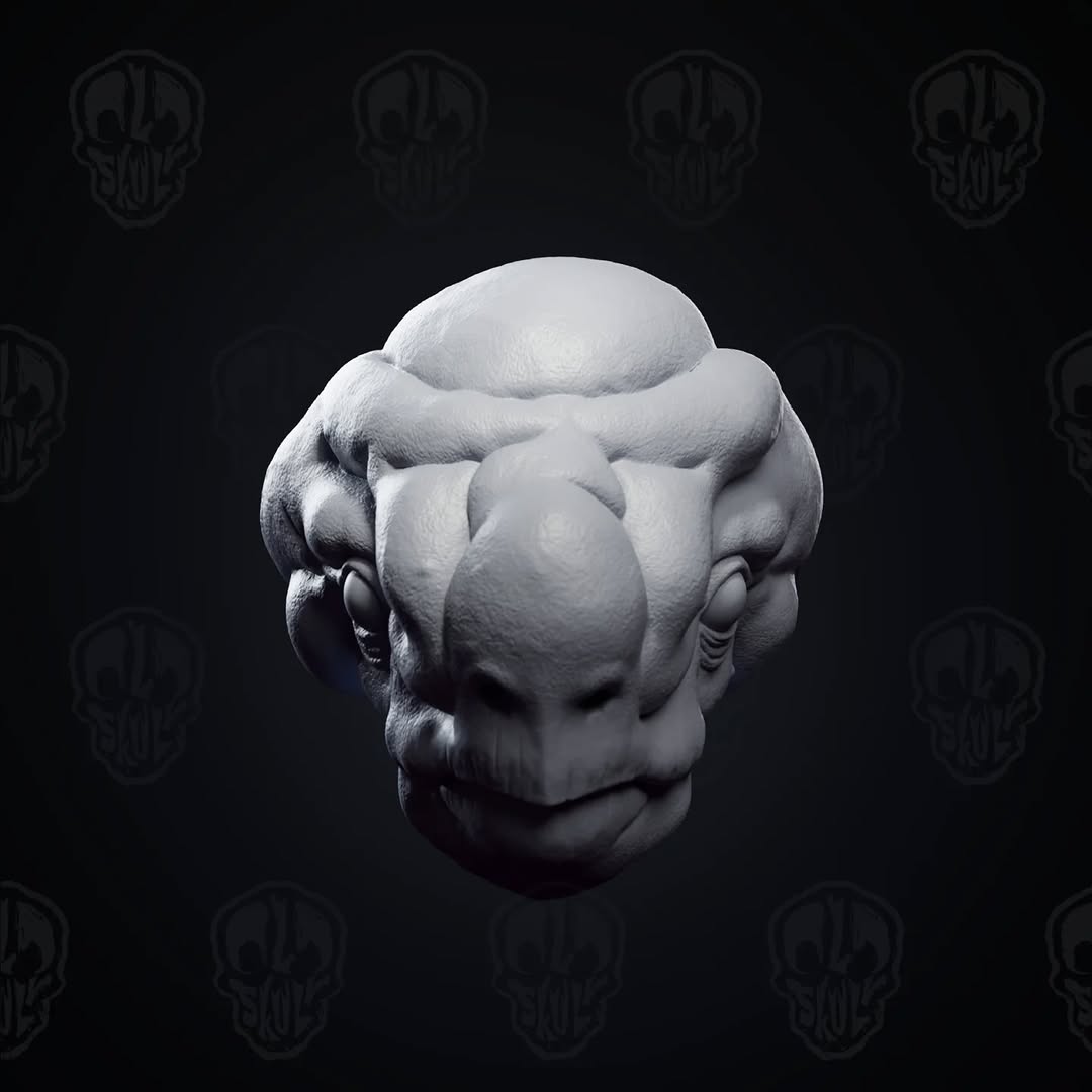 Cethalon monster Head (unpainted)