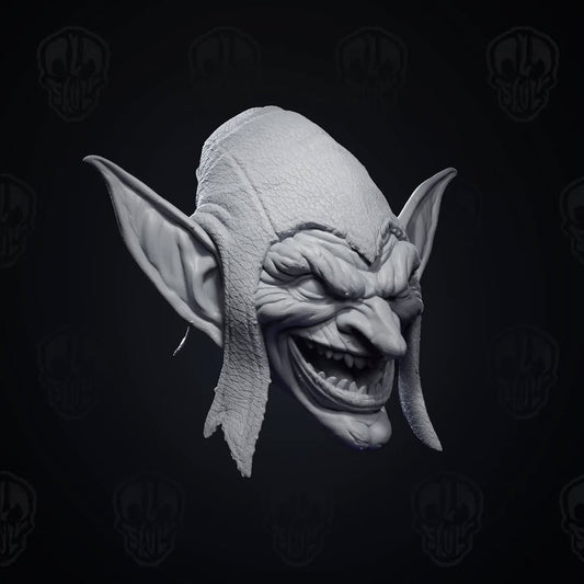 Spittlestix, the hooded goblin head (unpainted)
