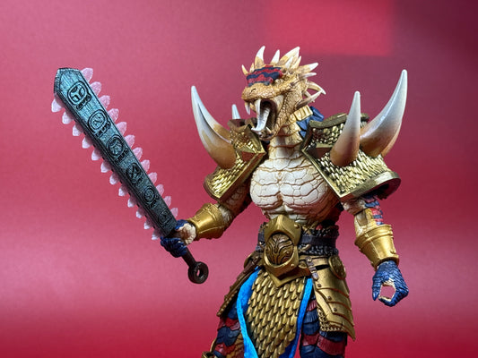 UNPAINTED Macuahuitl Aztec Weapon - Mythic Legions