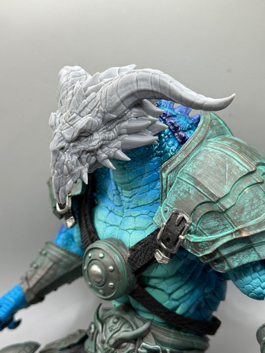 2 horned Draco Head - Mythic Legions Aracagorr bodies