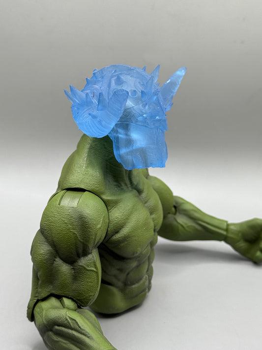 Transparent Blue Ice Giant Head - Mythic Legions Ogre