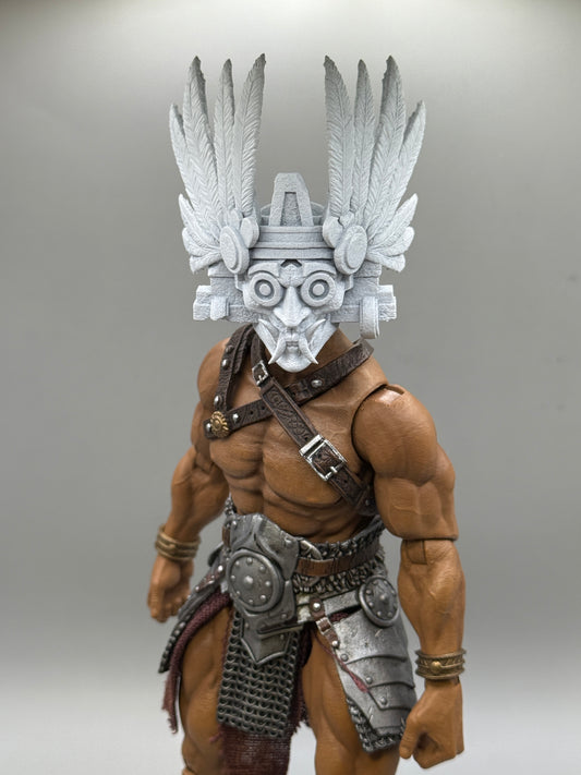 Feathered Tlaloc head Aztec Mythology - Mythic legions 1.0