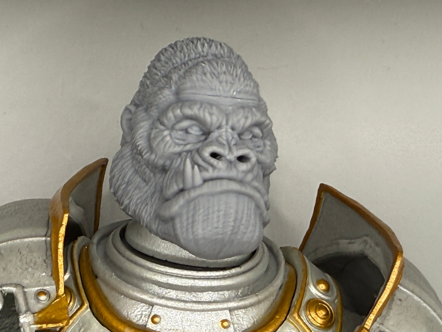 Gorilla Head - Mythic Legions Ogre Scale