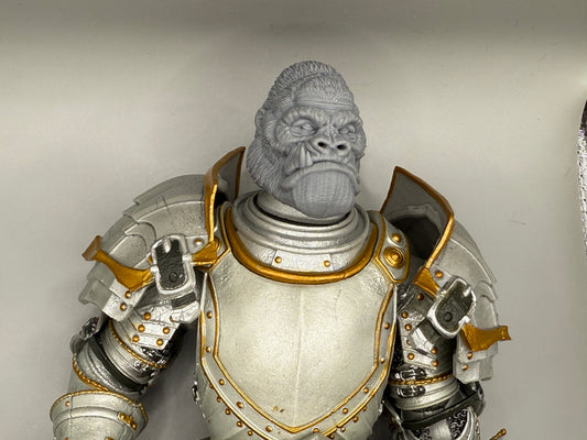 Gorilla Head - Mythic Legions Ogre Scale