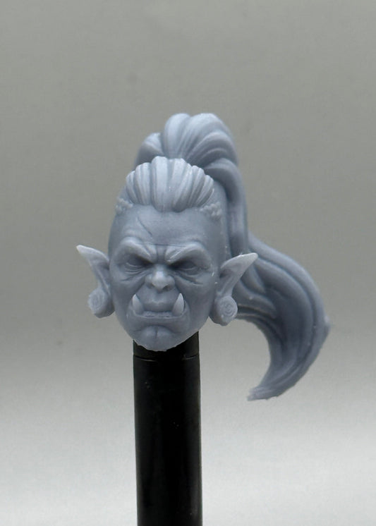 Orc Warrior Female Head - Mythic legions 2.0