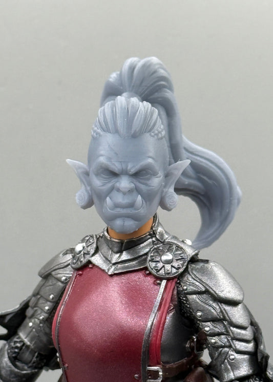 Orc Warrior Female Head - Mythic legions 2.0