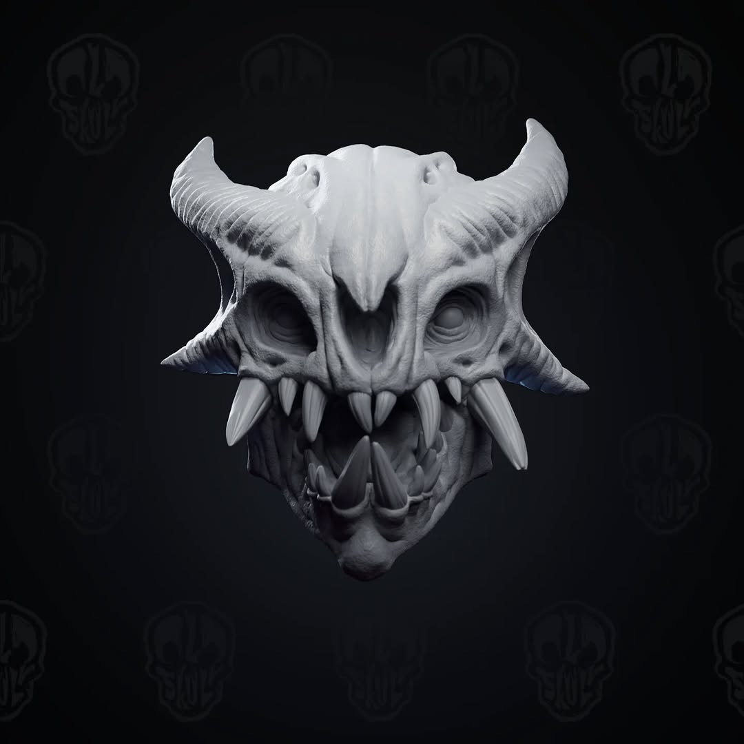 The Osteophage, monster head (unpainted)