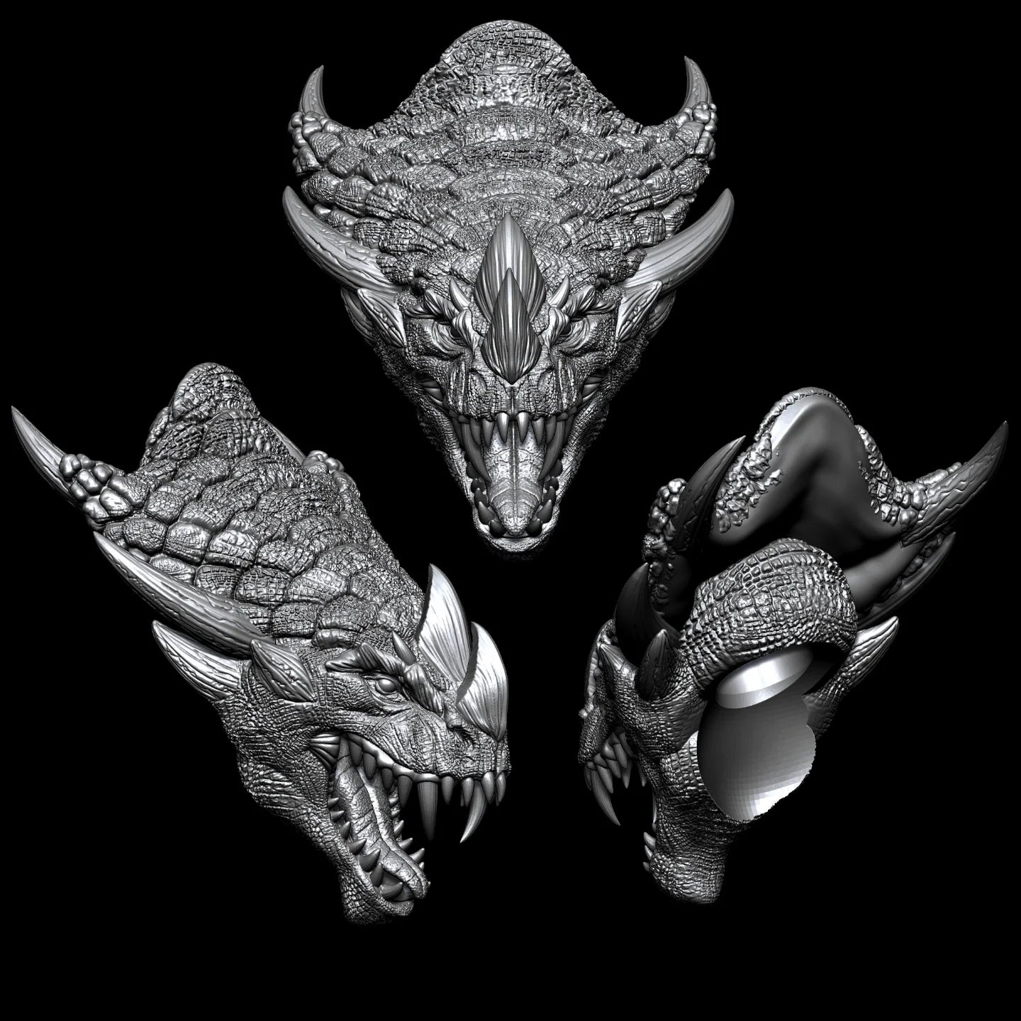 Rockost Dragon Head - Mythic Legions 1.0