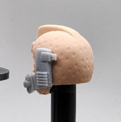 Battle Force 2000 Avalanche head and mic - 1:12 scale